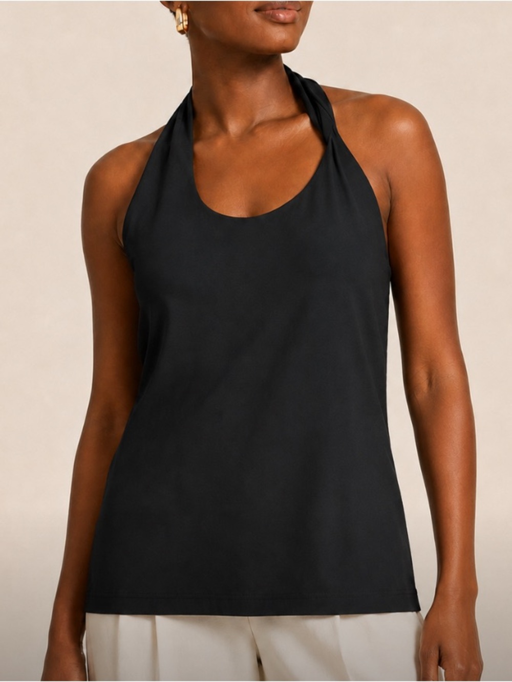 COS Twist-detail Halter Neck Top